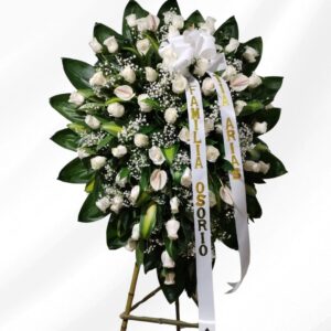 Ramo Fúnebre Elegancia Blanca