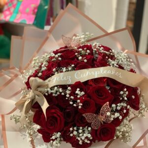 Rosas + Feliz Cumpleaños 2