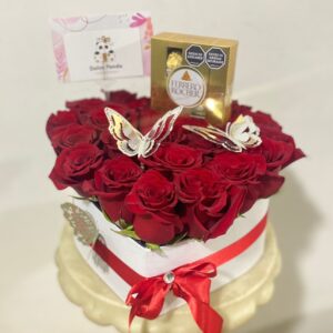 Bouquet Rosas + Ferrero