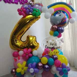 Balloon Bouquet - Unicornio