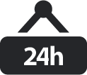 Ícono 24 horas