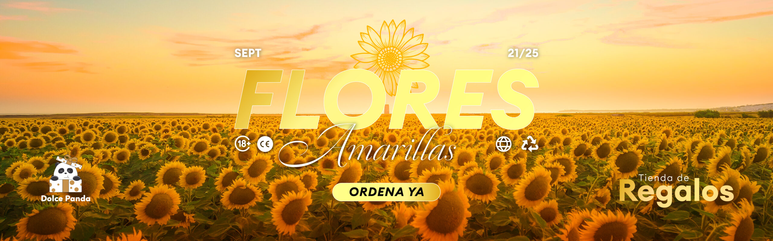 Dolcepanda flores amarillas