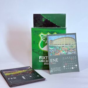 Kit Verdiblanco Premium "El Más Canchero": Cuadro LED Personalizado + Fixture y Calendario